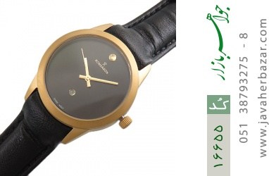 ساعت قفل پروانه ای ضامن دار ساعت رمانسون بند چرمی Romanson قفل پروانه ای ضامن دار زنانه - کد 16655